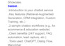 build a smart chatbot with knowledge base website